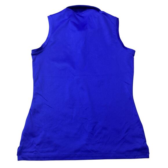 Nike Golf Dri-Fit Sleeveless Polo Tank Top Women’s Size M Blue Athletic - Picture 5 of 5